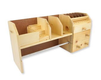 Metalsmith Benchtop Organizer | Wooden Drawer Chest for Jewellery Making Tools | Jewellers Storage