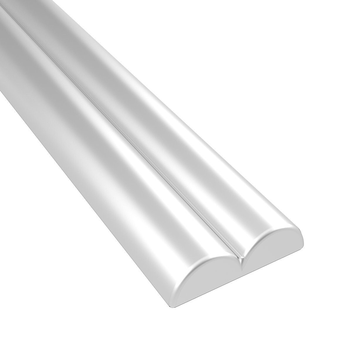 Sterling Silver Double Half Round Wire 925 Silver Double Half Etsy