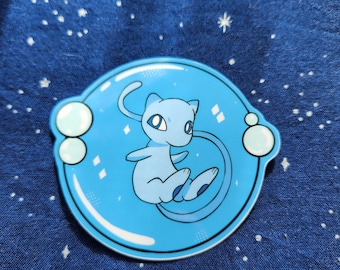 Shiny Bubble Mew Waterproof Vinyl Sticker