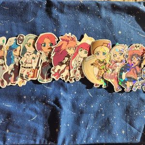 GGST Fighting Vinyl Waterproof Stickers