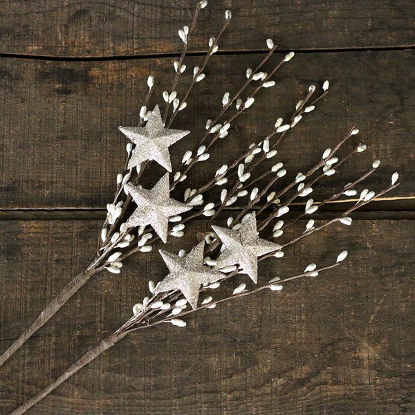 Silver Floral Sprays Etsy