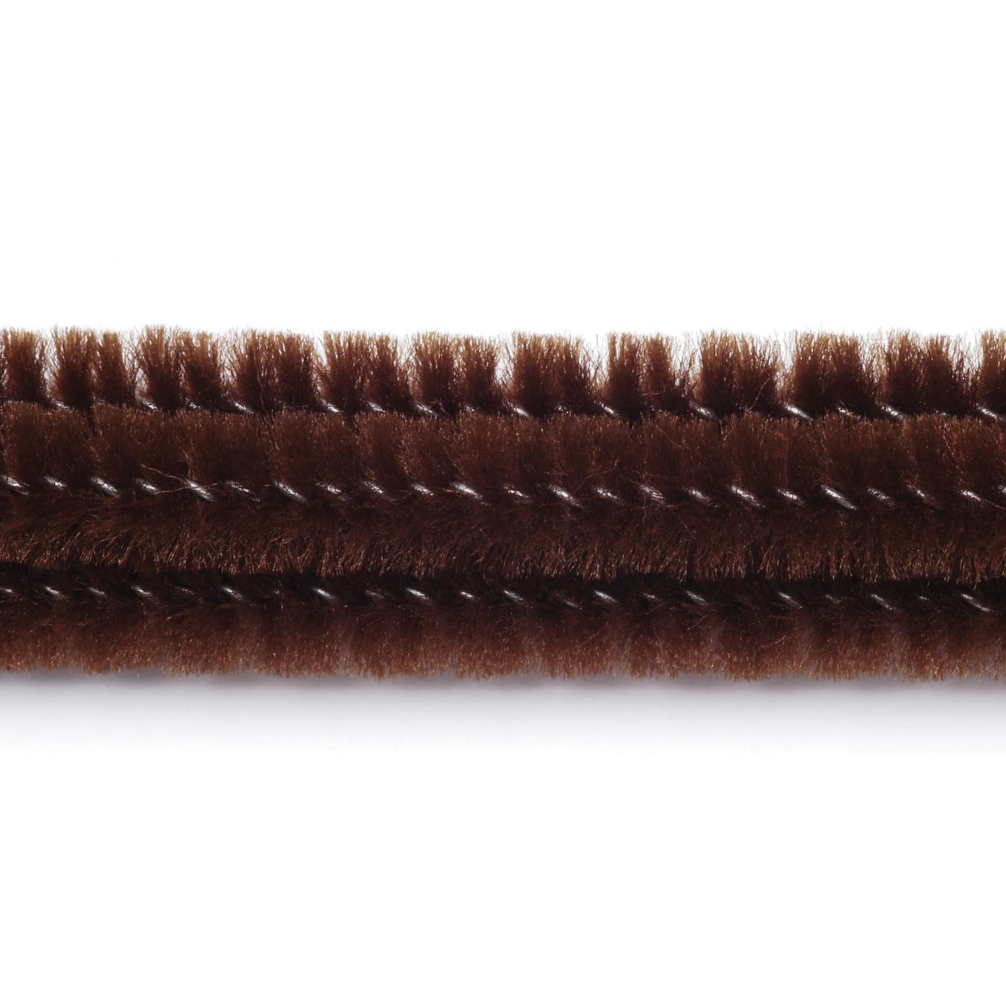 100 Pieces Pipe Cleaners Chenille Stem, Light Brown Pipe Cleaners