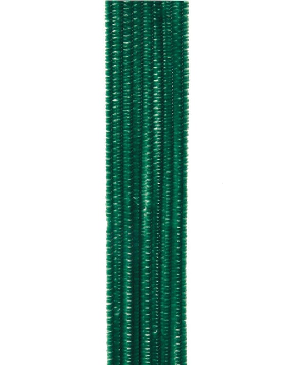 Kelly Green Pipe Cleaners, 6mm Chenille Craft Stems 25 Pieces, Christmas  Craft Supplies 