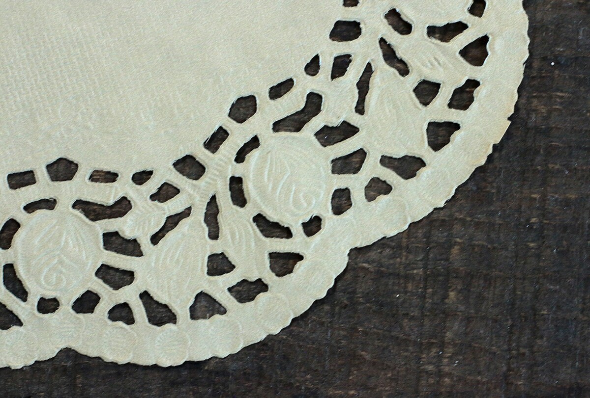8 Inch Kraft Paper Doilies Set of 20 Rustic Wedding Table Etsy