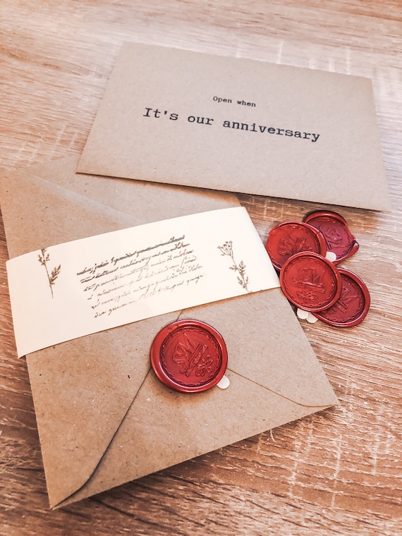 DIY Vintage Love Letter Set long Distance Relationship Gift, Wax Seal,  Vintage Paper, Envelopes, Gift for Him, Handmade Gift, Anniversary 