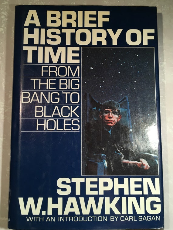 A Brief History Of Time Stephen W Hawking First Edition Etsy