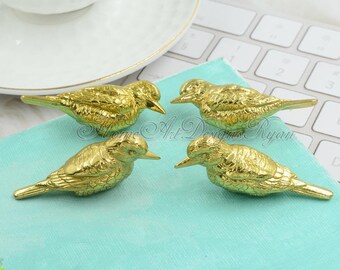 Messing Vogel Knöpfe, Spatz Schubladengriffe, Tier Knöpfe, Messinggriffe, Schubladenknauf, Türknauf, Knäufe Schubladenknäufe Griff Schrankbeschläge