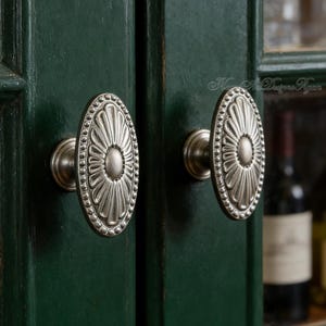 Solid Brass Satin Nickel Dresser Knobs Pulls kitchen handles wardrobe Sideboard Pull cabinet handles Drawer pull Handle Furniture Hardware