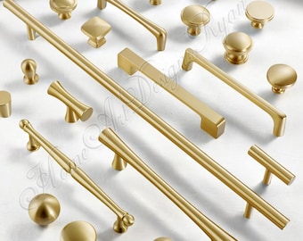 Manijas de latón macizo, tiradores, pomos, tiradores de cocina, tiradores de armario, tiradores de aparador, tiradores de cajón, tiradores de tocador, herrajes para muebles