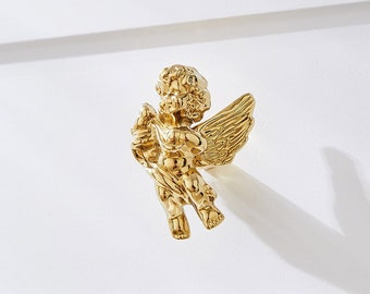 Brass Angel knobs,Angel Handle,brass Handles,drawer pull,door knob,Drawer Pulls Handle,Dresser Handles,Furniture Handles,Furniture Hardware