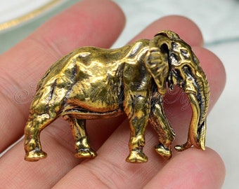Brass Elephant Knobs Bronze Solid Brass Knob Kitchen Cabinet Handles Pulls Knobs Brass Drawer pulls Dresser Handle Unique Furniture Hardware