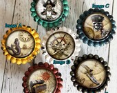 Pirate Knobs -Drawer Knobs Antique Copper Crystal Dresser Knob Drawer Knobs French Cabinet Handles Pull Knob Ornate Furniture Hardware