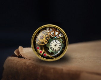Engranaje de reloj Perillas Cajón Perilla Tira de Gabinete de cocina Tiradores Manija de muebles Exquisita Cómoda Perillas Perilla de puerta Decoración Muebles Hardware