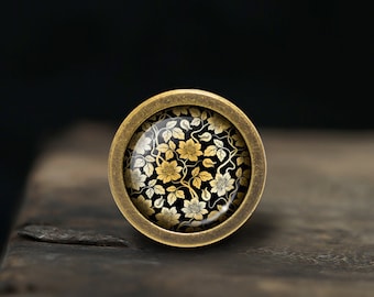 Flower Knobs Drawer Knobs Pulls Kitchen Cabinet Pulls Handle Furniture handle Exquisite Dresser Knobs Door Knob Decor Furniture Hardware