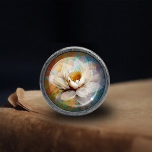 Lotus Knobs Tiroir Boutons Tire Armoire de cuisine Tire Poignée De meuble Poignée De Commode Exquise Boutons De Porte Bouton Décor Meuble QuincaillerieL image 2