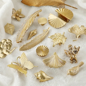 Solid Brass knobs Handles Brass Drawer Dresser Pulls Kitchen Cabinet Knobs Handles Cupboard Wardrobe Door Pulls Furniture Handles Hardware