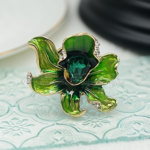 Flower Knobs DIY Green Flower Kitchen Cabinet Knobs Handles Pulls Drawer Dresser Knob Pulls Unique Creative Furniture Hardware Cabinet Decro