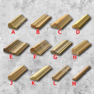 Half Round Rope Twist Moulding wood Unpainted Wood Trim Molding Back Flat Carved Wood Molding for Wall Mirror Trim Decals
