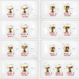 Manijas de latón macizo, tiradores, pomos, manijas de cocina, tiradores de armario, tiradores de aparador, tiradores de cajón, tiradores de tocador, herrajes para muebles imagen 5