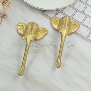 Elephant Solid Brass Knob Cabinet Pulls Drawer Knob Dresser Pull Kitchen Knob Pulls Cabinet Pull Hardware Dresser Handles Furniture Hardware