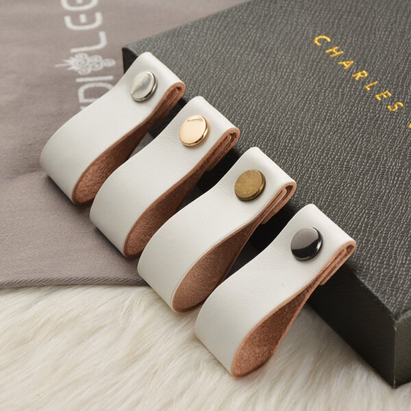 Leather Drawer Pulls Etsy New Zealand