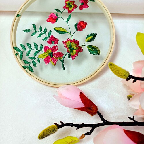 Flowers Wall Hangings,Embroidery shops Wall Hangings,Wedding Decoration,Wall Decoration,Wall Art,Home Decorate,Birthday Gifts A87