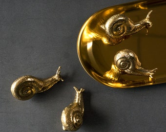 Snail Brass Knob,Kitchen Cabinet Knob,Brass Drawer Knob,Drawer Pulls,Brass Cabinet Knob,Drawer Wardrobe Dresser Cupboard Pulls Handle