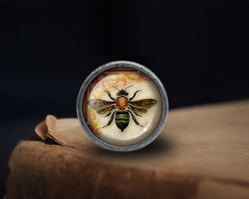 Bee Knobs Drawer Knobs Pulls Kitchen Cabinet Pulls Handle Furniture handle Exquisite Dresser Knobs Door Knob Decor Furniture Hardware image 2