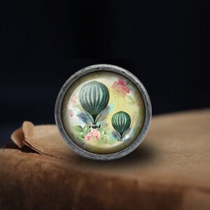 Hot air balloon Knobs Drawer Knobs Pulls Kitchen Cabinet Pulls Handle Furniture handle Exquisite Dresser Door Knob Decor Furniture Hardware image 2