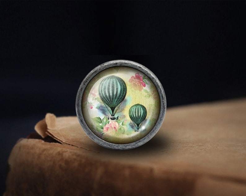 Hot air balloon Knobs Drawer Knobs Pulls Kitchen Cabinet Pulls Handle Furniture handle Exquisite Dresser Door Knob Decor Furniture Hardware image 2