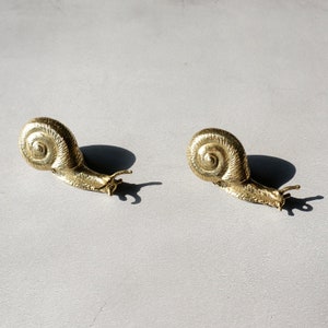 Snail Brass Knob,Kitchen Cabinet Knob,Brass Drawer Knob,Drawer Pulls,Brass Cabinet Knob,Drawer Wardrobe Dresser Cupboard Pulls Handle zdjęcie 5