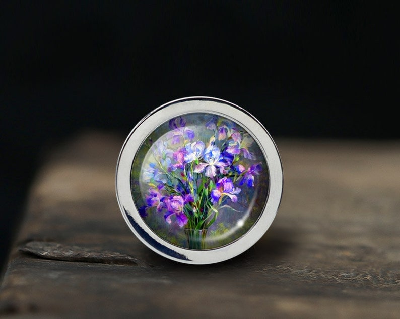 Flower Knobs Drawer Knobs Pulls Kitchen Cabinet Pulls Handle Furniture handle Exquisite Dresser Knobs Door Knob Decor Furniture Hardware image 1