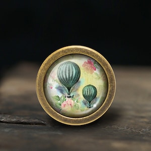 Globo aerostático Perillas Cajón Perillas Tira del gabinete de cocina Tiradores Tiradores Manija de muebles Exquisita cómoda Perilla de la puerta Decoración Muebles Hardware