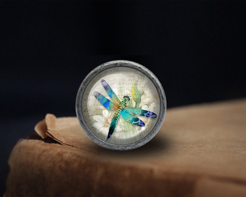 Libélula puxadores de gaveta puxa armário de cozinha puxa lidar com móveis alça requintado cômoda botões de porta decoração móveis ferragem imagem 2