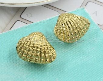 Brass Shell Knobs Kitchen Cabinet Knobs Brass Drawer Knob Drawer Pulls Brass Cabinet Knob Drawer Wardrobe Dresser Cupboard Pulls Handle