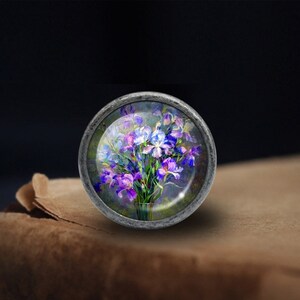 Flower Knobs Drawer Knobs Pulls Kitchen Cabinet Pulls Handle Furniture handle Exquisite Dresser Knobs Door Knob Decor Furniture Hardware image 2