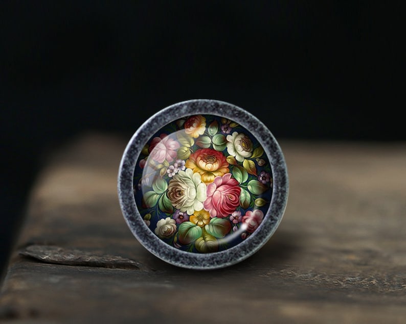 Flower Knobs Drawer Knobs Pulls Kitchen Cabinet Pulls Handle Furniture handle Exquisite Dresser Knobs Door Knob Decor Furniture Hardware image 1