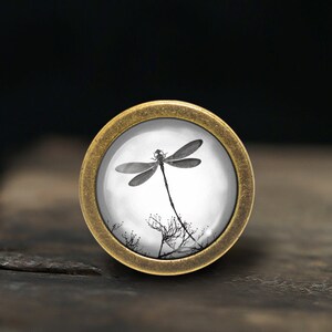 Trollsländeknoppar Lådknoppar Handtag Kökshandtag Möbelhandtag Utsökta byråknoppar Dörrknopp Dekor Möbelbeslag bild 2