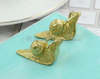 Brass Snail Knobs,Kitchen Cabinet Knobs,Brass Drawer Knob,Drawer Pulls,Brass Cabinet Knob,Drawer Wardrobe Dresser Cupboard Pulls Handle