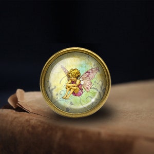 Flower Fairy Knob Drawer Knob Pulls Kitchen Cabinet Pull Handle Furniture handle Exquisite Dresser Knobs Door Knob Decor Furniture HardwareL