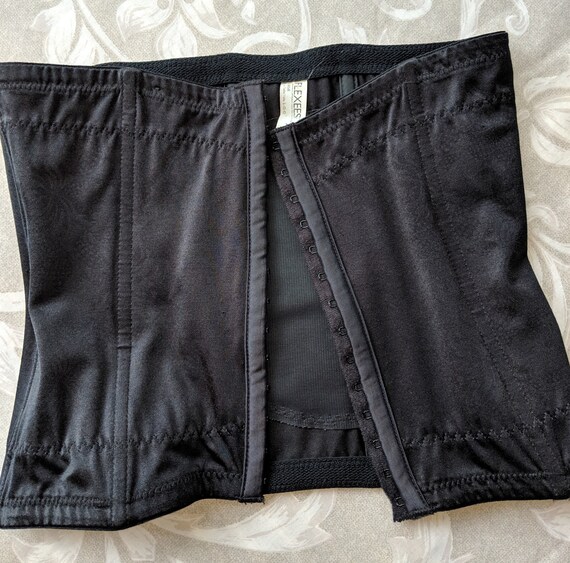 BLACK FLEXEES GIRDLE~Vintage Waist Control/Cincher