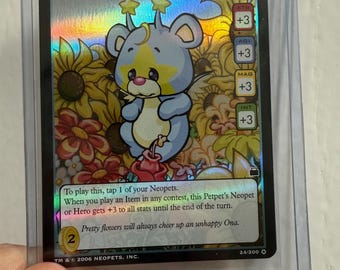 Neopets Trading Cards 2006 ONA - Hannah and the Ice Caves 24/200 Ultra Rare Card