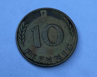 ヴィンテージ 50 ペニヒ ドイツ コイン: 1949 ～ 1950 年、ドイツ