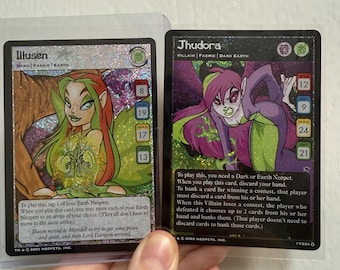 Neopets Trading Cards: Illusen (Holo Foil), Jhudora - 2003 Rare Retired Cards