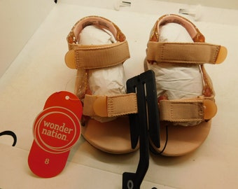 little girls size 3 sandals by wonder nation NWT 1000 222