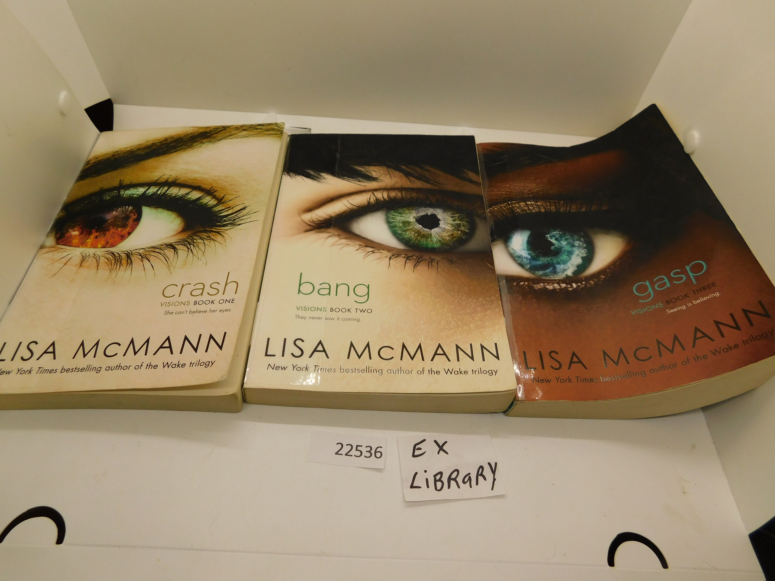 B22536 3 Lisa Mcmann Teen Novels Visions Books 1-2-3: Crash - Etsy UK