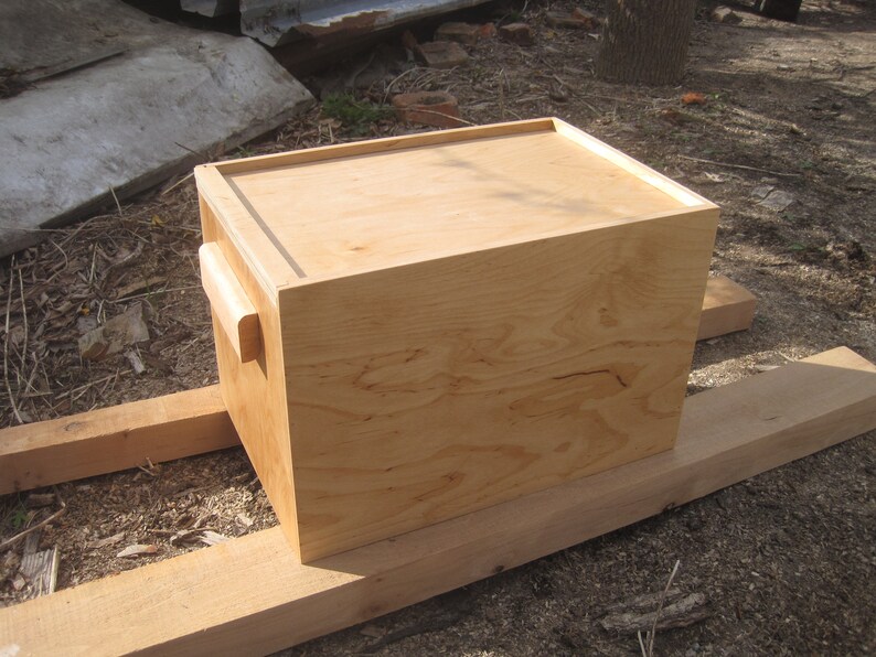 Plywood Box With Lid Storage Box Yard Game Box Giant Tower Box Etsy