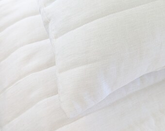 Soft Linen quilt bedspread throw, twin, full, queen, king, Quilted lanket bed Linen comforter, throw linen blanket, European bedding