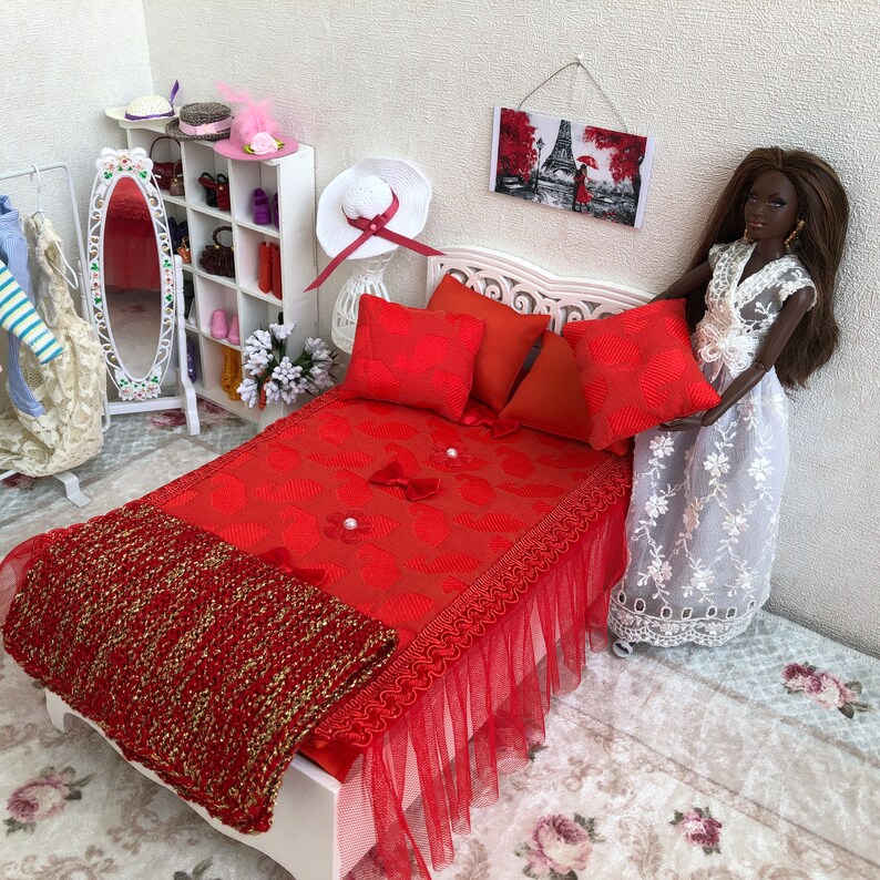 barbie doll bed sheets