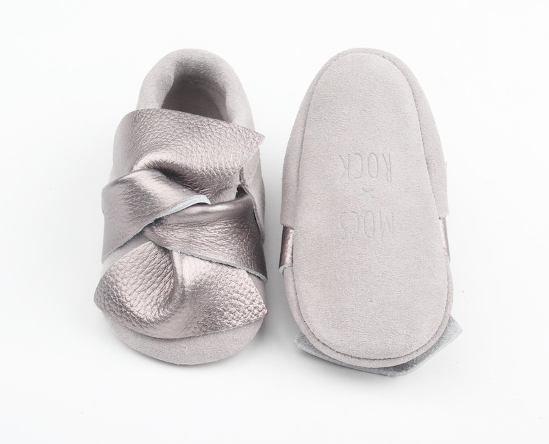 Bianca Knot Moccasins Baby /& Toddler First Shoes